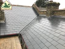 Slate roofing